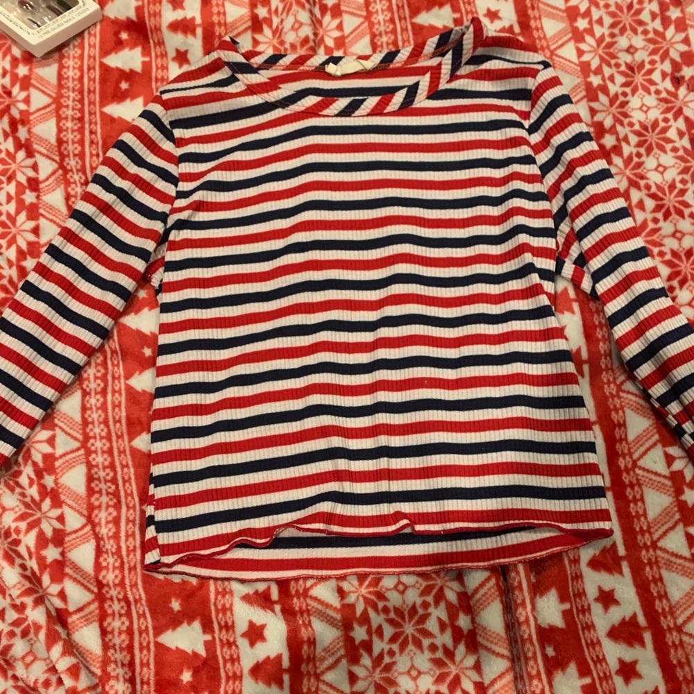 Long sleeve crop top